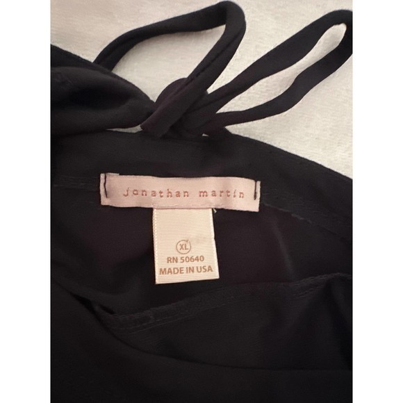 Jonathan Martin Dress Womens Extra Large Black Stretchy New - Picture 4 of 9